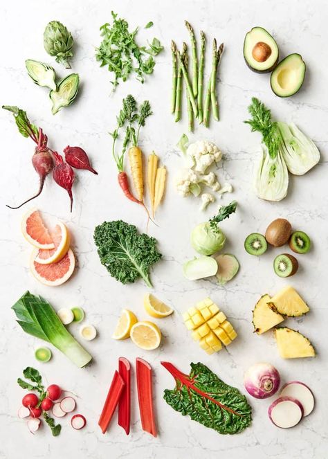 SPRING PRODUCE GUIDE - The Fresh 20 Spring Produce, Csa Recipes, Spring Fruit, Fresh Asparagus, Spring Vegetables, Winter Squash, Root Vegetables, Leeks, Caprese Salad