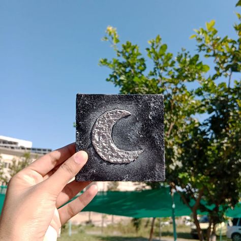 the moon is beautiful , isn't it ? -- my lil beautiful moon painting 🖤🌙 🔹modeling paste from @bluebirdartstagram #acrylicpainting #texturepainting #moon #moonlight #artbuyers #painting #painting🎨 #paint #moonpainting #minipainting ( Art community, artists, artworks, artworld, art, moon, moon painting, moon lovers, mini paintings, art collectors ) Painting Moon, Art Moon, The Moon Is Beautiful, Moon Moon, Modeling Paste, Moon Painting, Paintings Art, Moon Lovers, Art Community