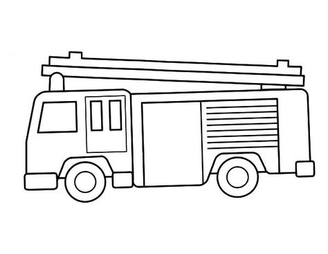 Fire Engine Outline Coloring Pages : Kids Play Color Outline Coloring Pages, Colorful Website, Spiderman Coloring, Coloring Page Printable, Truck Coloring Pages, Kids Imagination, Online Coloring Pages, Fire Engine, Fire Truck