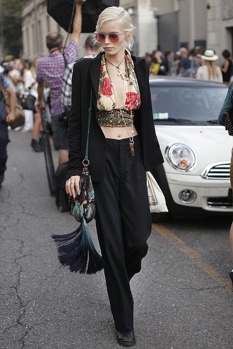 Abbey Lee Kershaw, Milan Fashion Week Street Style, Popsugar Fashion, Sirius Black, Mode Inspo, Models Off Duty, Moda Vintage, Fashion Week Street Style, Street Style Looks