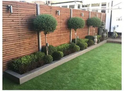 4. #decorhomeideas Modern Garden Landscaping, Small Garden Landscape, Modern Backyard Landscaping, Front Garden Design, Back Garden Design, Backyard Pools, Patio Garden Design, Modern Garden Design, Modern Backyard