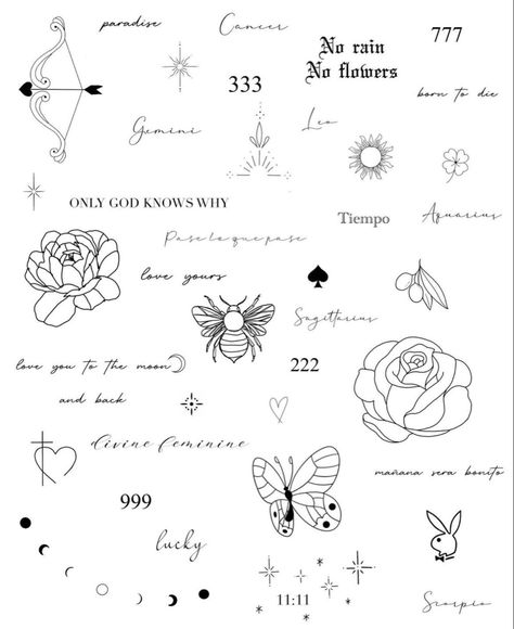 Small Dainty Tattoos Quotes, Outline Sleeve Tattoo For Women, Mini Quote Tattoos, Dainty Witchy Tattoo Ideas, You Should Be Here Tattoo, Biblical Fine Line Tattoo, Regrowth Tattoo, Small Love Tattoos For Women, Small Unique Tattoos Women