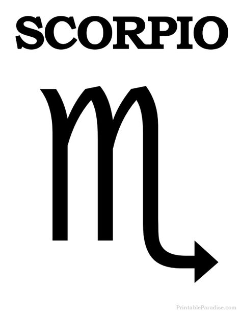 Printable Scorpio Zodiac Symbol Scorpio Moon Sign, Scorpio Sun Sign, Star Sign Compatibility, Scorpio Symbol, Zodiac Love Compatibility, Zodiac Signs Symbols, Astrological Symbols, Scorpio Horoscope, Scorpio Season