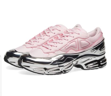 Adidas X Raf Simons Ozweego ♡ Raf Simons Shoes, Raf Simons Adidas, Strawberry Pie, Adidas X, Raf Simons, Silver Shoes, Dream Shoes, Shoes Fashion, Design Inspo