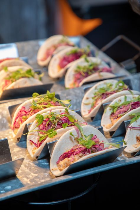 Mini street tacos| wedding station food ideas| late night wedding reception snacks for Michigan-based events. Mini Street Tacos, Shrimp Street Tacos, Tacos Wedding, Buffet Style Wedding Reception, Reception Snacks, Wedding Reception Snacks, Late Night Wedding, Mexican Catering, Taco Station