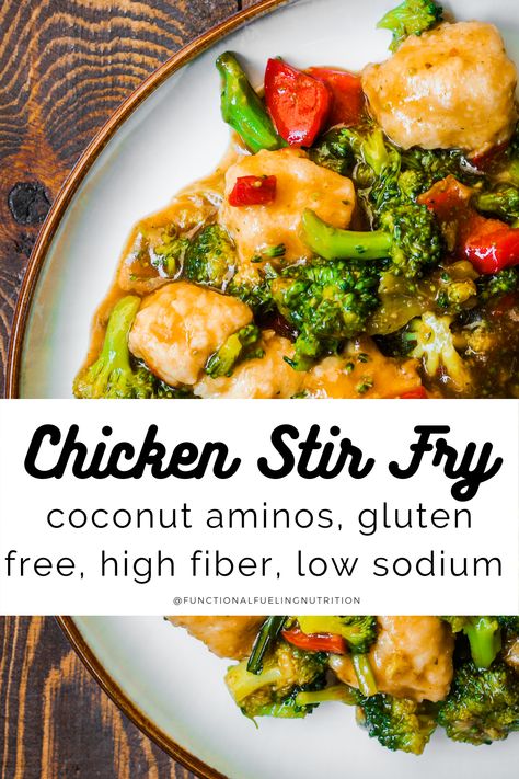 Liquid Aminos Recipes, Paleo Stir Fry, Gluten Free Stir Fry, Healthy Chicken Stir Fry, Stir Fry Recipes Healthy, Teriyaki Chicken Stir Fry, Easy Chicken Stir Fry, House Chicken, Teriyaki Recipe