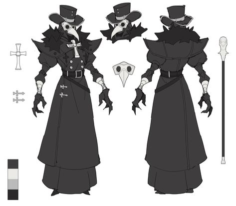 Doctor Drawing, Doctor Outfit, Plague Doctor, Clothing Design, Cartoon Character Design, Creature Concept, 영감을 주는 캐릭터, Character Design References, Dnd Characters