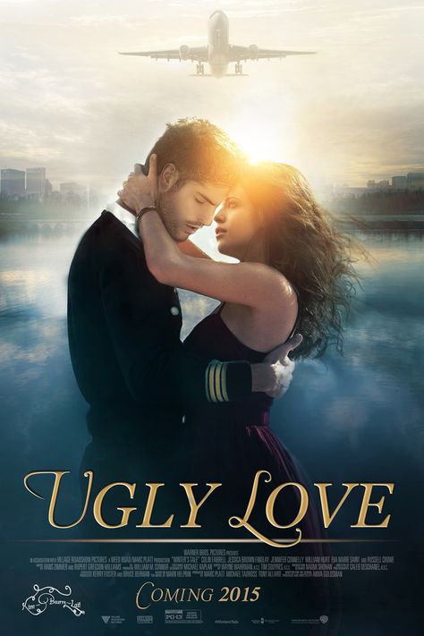 Ugly love fan made movie poster/ Poster hecho por fan. Colleen Hoover Memes, Love Wallpaper Laptop, Ugly Love Book, Miles Archer, Ugly Love Colleen Hoover, Nick Bateman, Romance Novel Covers, Colleen Hoover Books, Ugly Love