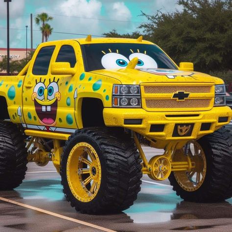 Custom Lifted Trucks Wallpaper, Jeep Easter Eggs, Monster Jam Trucks Pictures, Lifted Trucks With Led Lights, Jacked Up Truck, Big Ford Trucks, Jeep Monster Truck, Big Monster Trucks, Trucks Lifted Diesel