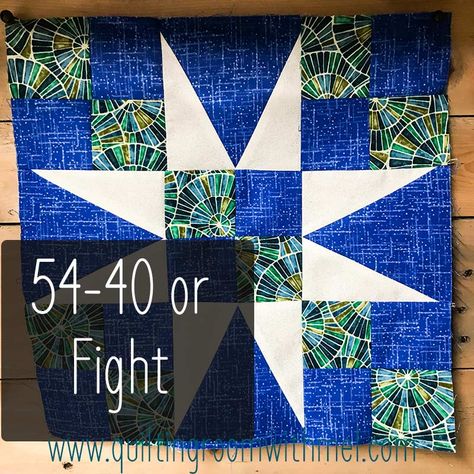 54-40 or Fight Tennessee Waltz, Ocean Quilt, Block Craft, Quilt Block Tutorial, Star Quilts, Quilting Tips, Rainbow Pattern, Quilt Block, Pattern Blocks