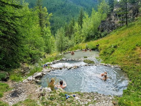 3 Natural Hot Springs in BC That You Can Visit in One Road Trip Hiking Inspiration, British Columbia Travel, Gros Morne, Canadian Road Trip, Natural Hot Springs, Canadian Travel, Rock Pools, Natural Rock, Canadian Rockies