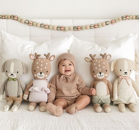 Cuddle And Kind Dolls, Baby Bam, Cuddle And Kind, Waldorf Steiner, Monthly Pictures, Milestone Pictures, The More The Merrier, Baby Boy Pictures, Mommy Daughter