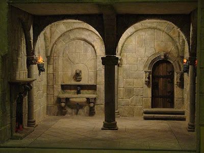 Dollhouse Minis: Rik Pierce and Hogwarts Barbie Castle, Harry Potter Dolls, Harry Potter Miniatures, Haunted Dollhouse, Hogwarts Castle, Fantasy Forest, Miniature Rooms, Fantasy Castle, Miniature Houses