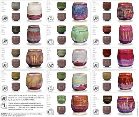 Glazes For Pottery Recipes, Smokey Merlot Glaze, Amaco Glaze Layering, Pottery Space, Pottery Corner, Glaze Layering, Pottery Tea Pots, Layering Ideas, Ceramics Pottery Mugs