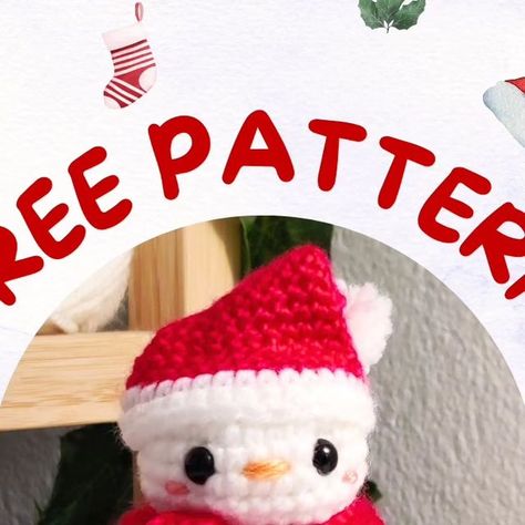 melodymakes 🌸 on Instagram: "❄️ SNOWMAN FREE PATTERN ❄️ hi everyone! my first pattern is finally here! woohoo!!! 🎉 and since i recently just reached 2k followers, i'm releasing this for free as a thank you gift for all the support i've been receiving 🥹🤍 i hope you enjoy making your own snowman ☃️ tag me if you decide to post your creations, i'd love to see them!!! special thanks to the wonderful testers for helping me check my pattern. make sure to check their works out too! 🫶🏼 ❄️ Testers: @kaycrochetss @crochet_desires_ @remmscrochet @_pauleq_crochets_ @ninicrochets @duckycrochetcorner 🌸 Pattern by: me! 🏷️ Tags: #crochet #crochetersofinstagram #crochetaddict #crochetinspiration #crochetlove #yarn #diy #craft #craftideas #handmade #handcrafted #amigurumi #amigurumitoys #amigurumilo Snowman Tags, Instagram Pattern, Crochet Plushie, Crochet Snowman, Crochet Xmas, Snowmen Patterns, Christmas Crochet Patterns, Yarn Diy, Crochet Christmas