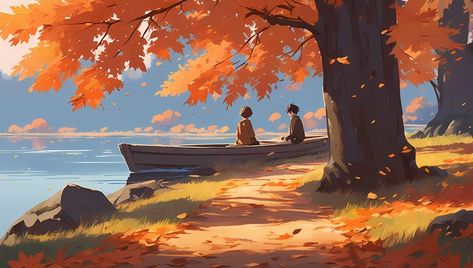 Embrace Fall with our stunning wallpapers! 🍁🍂 Explore the beauty of the season on your phone and desktop. 📱💻 #FallSeason #AutumnWallpaper #PhoneWallpaper #DesktopWallpaper Fall Scenery Wallpaper, Aesthetic Divider, Dark Academia Notion, Studio Ghibli Gif, Aesthetic Dashboard, Aesthetic Studio Ghibli, Ghibli Gif, Autumn Aesthetic Wallpaper, Desktop Wallpaper Fall