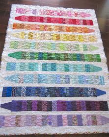 Crayon Quilt, Guitar Quilt, Sound Barrier, I Spy Quilt, Say Nothing, String Quilts, Rainbow Quilt, Lori Holt, Childrens Quilts