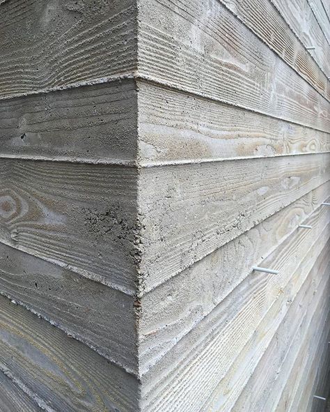 Rainville Design Studio on Instagram: “Fresh board-formed poured in place concrete - we love how slick this came out! . . . . #rainvilledesign #weekend #design #landscape #wall…” Board Formed Concrete Wall, Concrete Walls Interior, Formed Concrete, Weekend Design, Board Formed Concrete, Concrete Retaining Walls, Concrete Houses, Concrete Facade, Concrete Walls