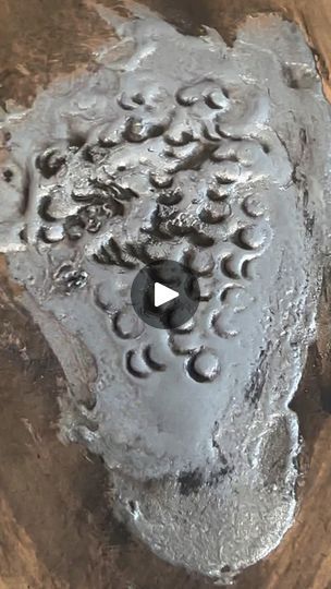 6.2K views · 42 reactions | Creating pitted iron with glass plaster, pigments, patina wax”🎨 CREATE BEAUTIFUL PITTED IRON EFFECTS! 🎨Check out this stunning project where we show you how to transform surfaces using Posh Chalk Glass Plaster, Pigments, and Patina Wax!✨ Materials Needed:* Posh Chalk Glass Plaster* Posh Chalk Pigments* Posh Chalk Patina Wax* WoodUbend packaging board🖌️ Steps:1. Mix Posh Chalk Glass Plaster with pigments to a viscous consistency.2. Apply the mixture to the WoodUbend packaging board as shown in the video.Products used:Posh Chalk Glass PlasterPosh Chalk Pigments SilverPosh Chalk Patina Black Posh Chalk Patina Silver#PoshChalk #PittedIronEffect #DIYProject #CraftingTutorial #WoodUbend #CreativeCrafts #HomeDecor #CraftingSupplies #ArtProject #WatchNow #SollyJo #cr Posh Chalk, Craft Tutorials, Crafty Ideas, Creative Crafts, Chalk, Art Projects, Patina, Diy Projects, Wax