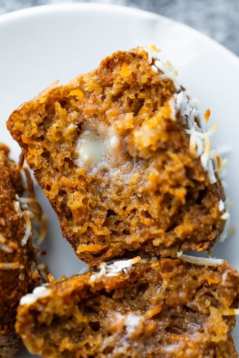 Carrot Lentil Protein Muffins | sweetpeasandsaffron.com Red Lentil Muffins, High Fibre High Protein Meals, High Fibre Meals, High Fibre Recipes, Lentil Dessert, Mealprep Freezer, Lentil Protein, Lentil Bread, Lentils Protein