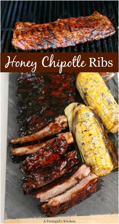 Bbq Ribs On The Grill, Charcoal Grill Recipes, Ribs On The Grill, Chipotle Bbq Sauce, Grilled Ribs, Ribs Bbq, How To Make Bbq, Grilled Recipes, Bbq Recipes Ribs