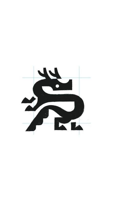 Free Logo Maker | Create Your Logo in 5 Minutes - Fiverr Mythical Asian Dragon creature logomark design sketching process credit: @anhdodes - Anh Do - logo designer ideas & inspiration: dragon, deer, crocodile, reptile, bird, eagle, falcon, horse, sky, flying, Asia, mythology, fantasy, fiction, fairy tale, book, fire, weather, thunder, rain,... Dragon Creature, Logomark Design, Typographie Logo, Bird Eagle, 달력 디자인, Design Sketching, Logo Animal, Desain Buklet, Logo Sketches