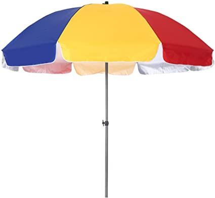 NWB Patio Umbrella Outdoor Sunbrella Garden Parasol, Steel, with 3 Ribs, UV Protection, with Storage Bag, Garden Umbrella for Pool Backyard Patio (Size : 2.2m/7.2ft) Balcony Umbrella, Portable Garden, Beach Patio, Umbrella Outdoor, Market Table, Garden Parasol, Shade Umbrellas, Garden Parasols, Garden Umbrella