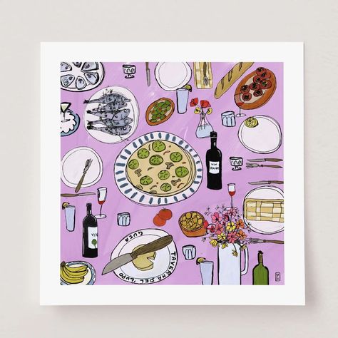 It doesn't take much to be inspired by Italian food but swipe right anyways. 🍷🍅🥖 #sketch #art #drawing #walldecor #illustration #sketchbook #artwork #draw #Wallart #fooddrawing #sketching #linedrawing #foodie Food Art Illustration, Gubbio Italy, Summer Dining, Artist Signature, Art Food, Art Print Wall, Print Frame, Original Illustration, Original Drawing