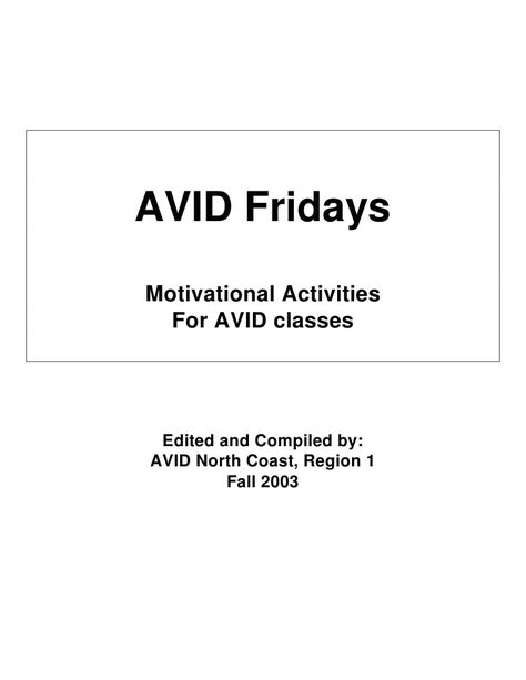 Avid Fridays Avid Program, Avid Strategies, Motivational Activities, Readers Notebook, 21st Century Classroom, Mindset Activities, Leadership Activities, Teachers Corner, Elementary School Counseling