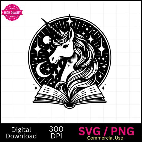 Tarot Graphic, Fantasy Lovers, Digital Svg, Cute Unicorn, Lovers Gift, Tarot Card, Tarot Cards, Gift For Lover, Sublimation Design