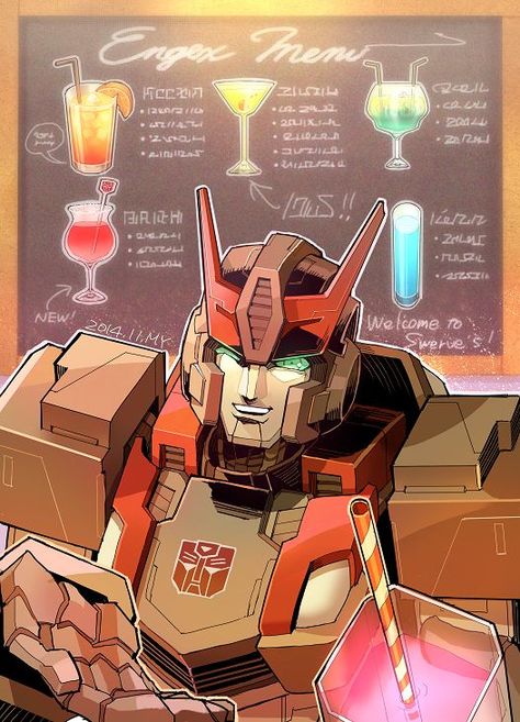 Energon Cocktails. Idw Transformers, Transformers Energon, Transformers Mtmte, Optimus Prime Art, Transformers Idw, Transformers Autobots, Transformers Bumblebee, Transformers 3, Transformers G1