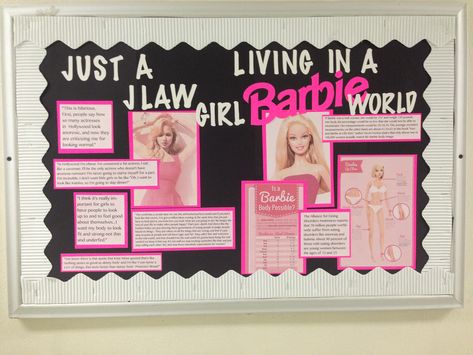 Barbie Door Decs, Ra Boards, J Law, Lab Week, Positivity Board, Door Decs, Ra Ideas, Body Positivity, Lab