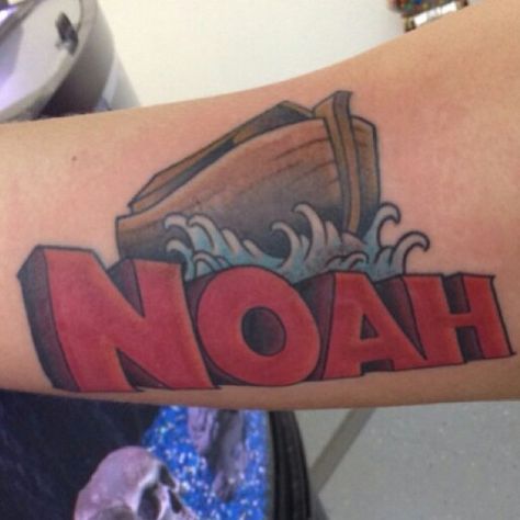 My tattoo for my Noah. Noahs ark Noah Tattoo, Noah S Ark, My Tattoo, Noah's Ark, Noahs Ark, Tattoo Sleeve, S Tattoo, Mini Tattoos, Bible Journaling