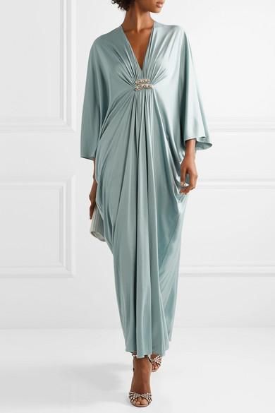 from @NET-A-PORTER's closet #reemacra #jimmychoo #aquazzura #sophiebuhai Kaftan Designs, Reem Acra, Mode Abaya, Party Kleidung, Maxi Jersey Dress, فستان سهرة, Dress Stores Online, Fashion Elegant, Kaftan Dress