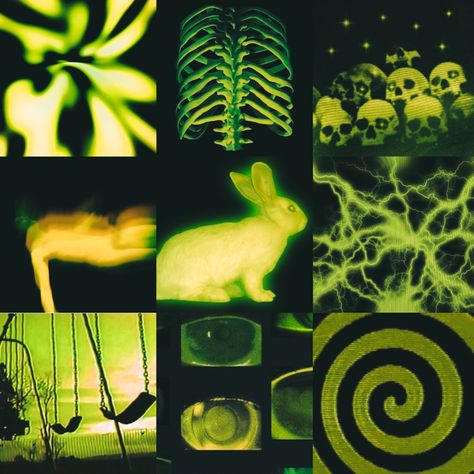 Feel free to use, credit is appreciated . Horror Moodboard Aesthetic, Fursona Color Palette, Oc Mood Board, Character Design Mood Board, Fursona Base F2u, Green Complimentary Colors, Black And Green Color Palette, Orange And Green Aesthetic, Green Oc