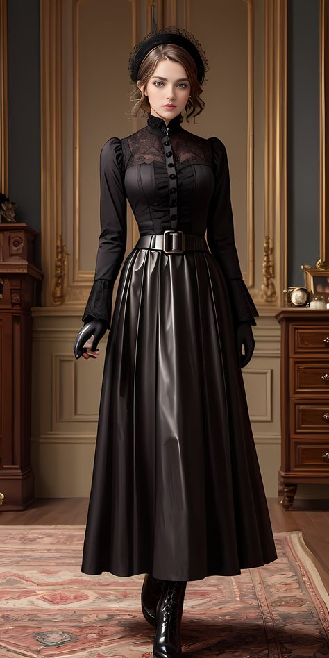 From Victorian elegance to crazy steampunk 003
A lady wearing suits in Victorian elegance style，created by “图趣 AI (tu-qu-ai)” software,
Keywords:  AI images, 图趣 AI , a lady, a beauty，pajamas，Victorian style，elegant，attractive，Leather boots，suits， attractive，steampunk style Modern Victorian Womens Fashion, Victorian Outfit Women, Victorian Gothic Outfit Women, Winter Victorian Outfit, Victorian Gothic Fashion Women, Modern Victorian Fashion Aesthetic, Vintage Dresses 50s 1950s Fashion Classy, Victorian Fashion Modern, Gothic Victorian Outfits