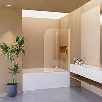 Shower Doors For Bathtub, Tub With Glass Door, Bathtub Shower Door, Shower Door Panel, Shower Door Designs, Bathtub Shower Doors, Framed Shower Door, Bathtub Doors, Tub Doors