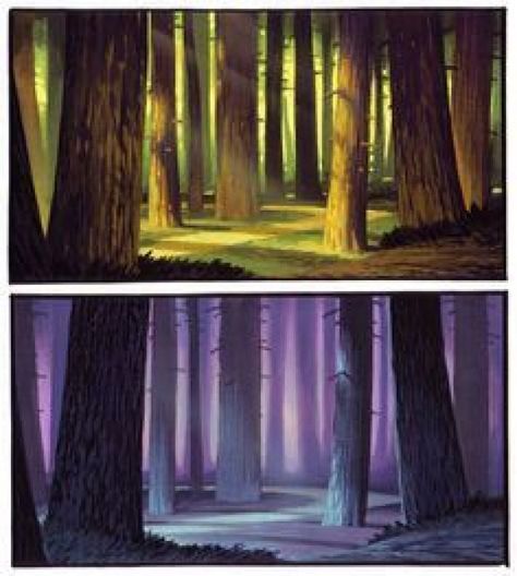 Concept Art Landscape, 동화 삽화, Color Script, Landscape Concept, Tree Illustration, Cartoon Background, Poses References, Tree Forest, Landscape Illustration