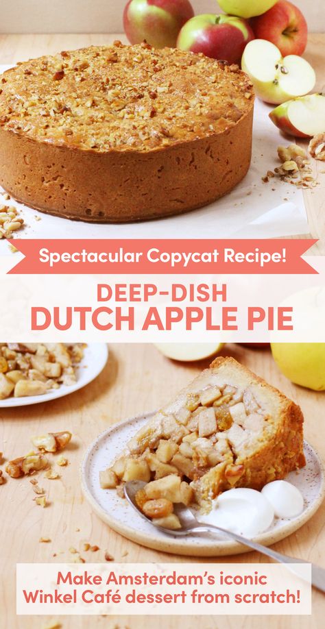 Dutch Apple Pie Dutch Apple Pie Recipe Healthy, Apple Pie Recipe Dutch, Deep Dish Dutch Apple Pie, Dutch Crumb Apple Pie, Dutch Apple Pie Topping, Dutch Apple Cake, Dutch Apple, Dessert From Scratch, Dutch Apple Pie