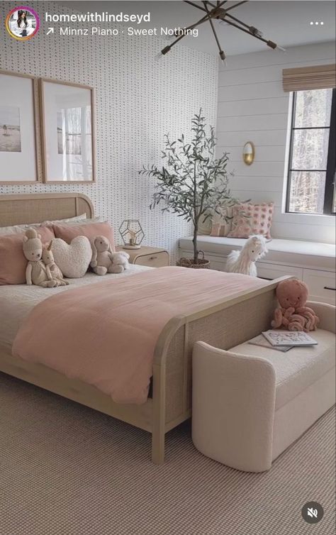 Toddler Bedroom Girl, Big Girl Bedrooms, Bedroom Cozy, Toddler Girl Room, Kids Bedroom Inspiration, Daughters Room, Toddler Bedrooms, Big Girl Rooms, Kids Room Design