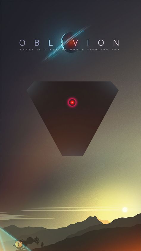 Alternative movie poster for Oblivion by Ciaran Monaghan Oblivion Movie, Arte Alien, Sci Fi Films, I Love Cinema, Fiction Movies, Minimal Movie Posters, Movie Posters Design, Science Fiction Film, Alternative Movie Posters