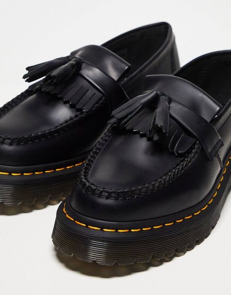 Dr Martens Adrian Bex loafers in black leather | ASOS Adrian Bex Loafers, Dr Martens Adrian, Luxury Lifestyle Dreams, Leather Loafers, Dr. Martens, Luxury Lifestyle, Leather Fashion, Asos, Black Leather