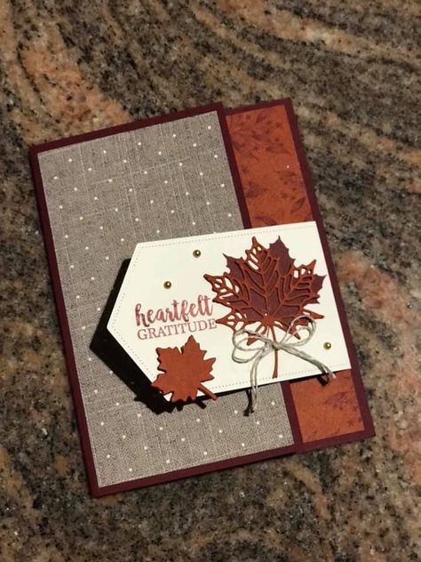 Homemade Fall Cards, Diy Thanksgiving Cards, Happy Thanksgiving Cards, Fall Cards Handmade, Thanksgiving Cards Handmade, Fall Greeting Cards, Autumn Cards, Carte Halloween, Thanksgiving Card