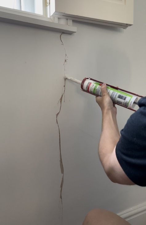 How To Fix A Hairline Crack On A Plaster Wall So It Doesn't Come Back Repairing Plaster Walls, Plaster Repair, Bold Bohemian, Cracked Wall, Drywall Repair, Bohemian Rugs, Home Fix, Professional Decor, Up House