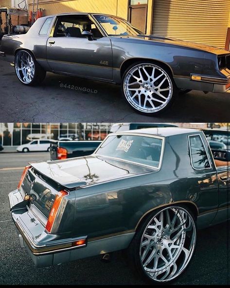 Arsenio Gregory on Instagram: “442 t-top cutlass  on forgiatos 💪🏾😤🥴” Box Chevy, Donk Cars, Classic Cars Chevy, Cutlass Supreme, School Car, Big Wheels, Oldsmobile Cutlass Supreme, Maserati Granturismo, Vintage Muscle Cars