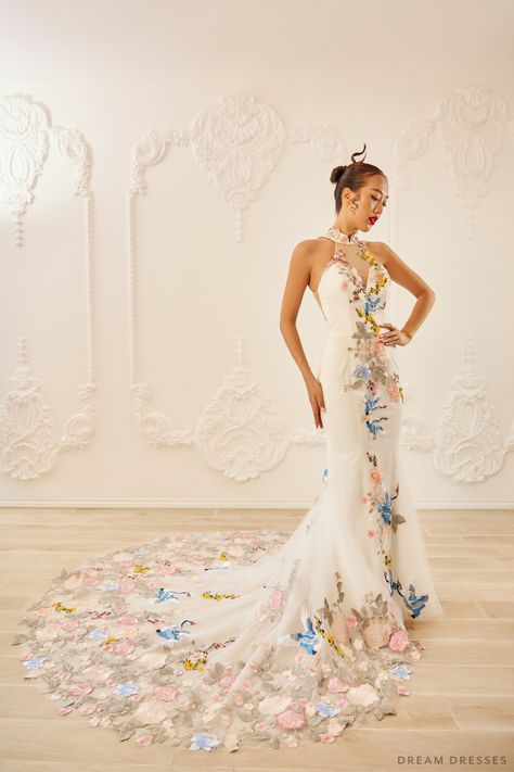 Modern chinese wedding dress