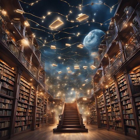 #library #future #trending #knowledge #ai #aiimages Futuristic Library, Fantasy Library, Magical Library, Large Library, Dream Library, Cosy Room, Mysterious Places, Home Libraries, Fantasy Castle