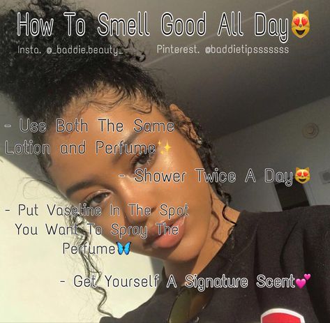 How To Make Myself Smell Good, How To Make Your 🐱 Smell Good, How To Smell Good All Day Tips Fragrance, Tips On Smelling Good All Day, Tips To Make Your Kitty Smell Good, How To Have A Good Smelling 🐱, How To Smell Good All Day, Daily Beauty Tips, Pampering Routine