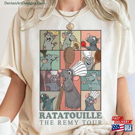 Ratatouille The Remy Tour Comfort Colors Shirt Pixar Little Chef Anyone Can Cook Hoodie Classic Check more at https://devianartdesigns.com/product/ratatouille-the-remy-tour-comfort-colors-shirt-pixar-little-chef-anyone-can-cook-hoodie-classic/ Remy Ratatouille, Anyone Can Cook, Disney Ideas, Comfort Colors Shirt, Music Band, Tour Shirt, Disney Pictures, Unisex Shorts, Eras Tour