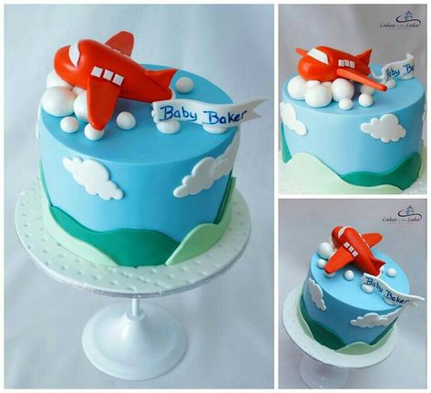 Plane Theme Cake, Aeroplane Theme Cake, Airplane Cake Ideas, Cake Aeroplane, Airplane Theme Cake, Plane Birthday Cake, Aeroplane Cake, Airplane Cakes, Plane Cake Topper